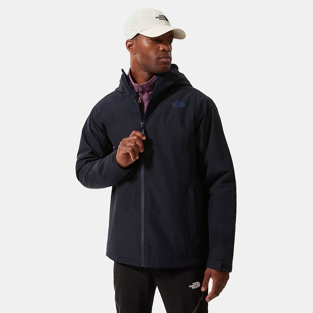 The North Face Insulated Jacket Mens Australia - The North Face Dryzzle Futurelight™ Navy Hiking (DS